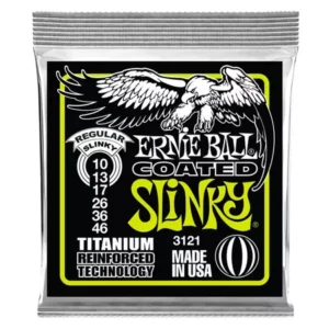 ERNIE BALL 3121 Rps Coated Titanium Regular Slinky 10-46