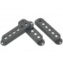 DiMarzio DM2001BK 3 Cover Nere per Single Coil