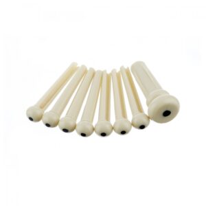FENDER Acoustic Bridge Pin Sets Ivory with Black Dot